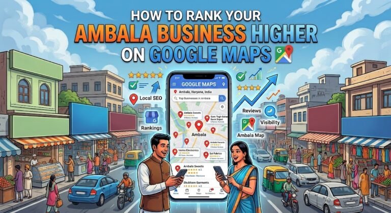 How to Rank Your Ambala Business Higher on Google Maps
