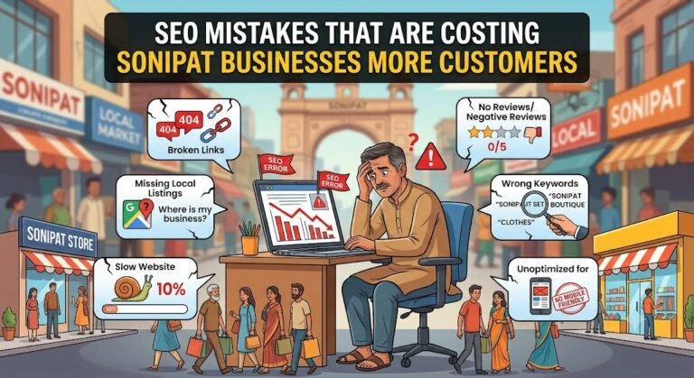 SEO Mistakes That Are Costing Sonipat Businesses More Customers